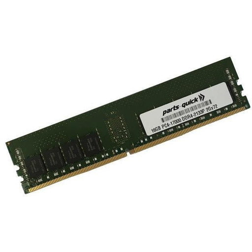 16GB Memory for HP HPE ProLiant ML30 Gen9 (G9) DDR4 2133MHz ECC UDIMM (PARTS-QUICK BRAND)-FoxTI